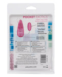 Pink Passion Pocket Exotics Bullet: Luxurious Satin Finish & Powerful Vibrations