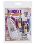 Pocket Exotics Double Silver Bullets: Double the Pleasure, Controlled Stimulation