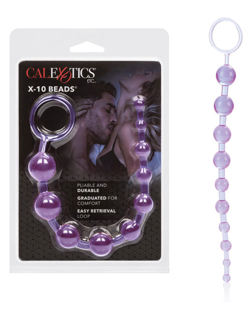 X-10 Anal Beads: Xtreme Pleasure Awaits 🌟 Product Image.