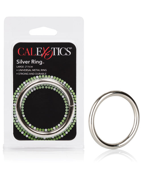 Cal Exotic Silver Ring: Elevate Your Intimate Moments Product Image.