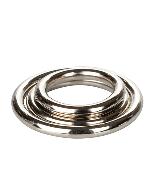 Silver Pleasure Ring Set - Ultimate Sensual Stimulation Product Image.