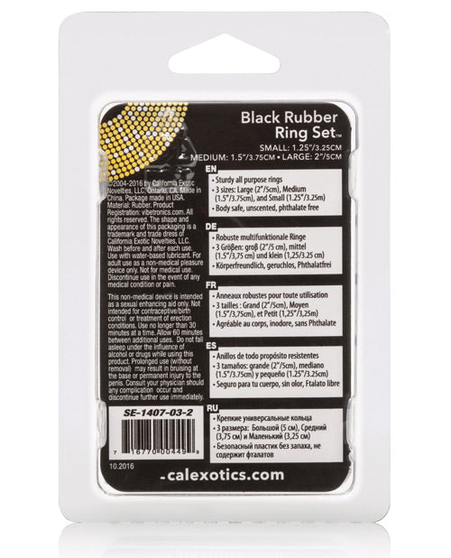 "Triple Sensation Rubber Ring Set" Product Image.