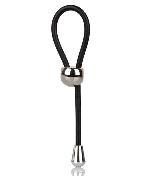 E-Z Cinch Silicone Lasso Ring - Black Product Image.