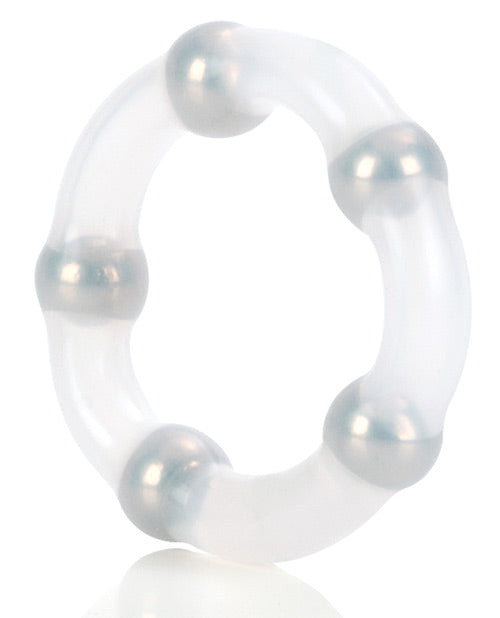Metallic Bead Ring: Heightened Pleasure & Sensual Stimulation Product Image.