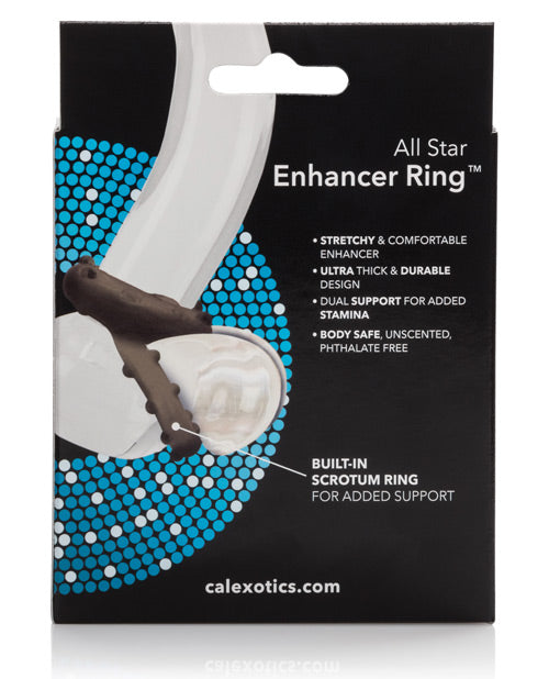 All Star Enhancer Ring - Smoke: Peak Performance Pleasure Product Image.