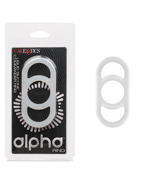 Alpha Liquid Silicone Commander Cock Ring: Embrace Intimacy - featured product image.