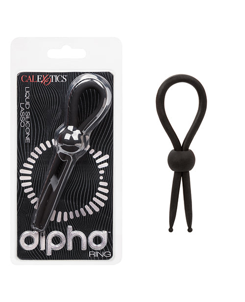 Alpha Liquid Silicone Lasso Cock Ring - featured product image.