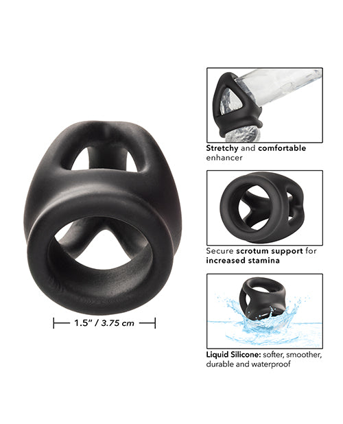 Alpha 液體矽膠雙籠與環：爆炸性快感增強器 Product Image.