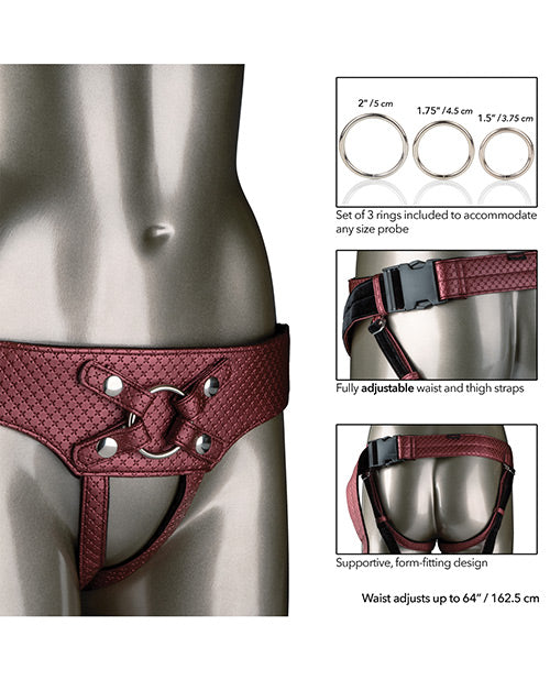 Regal Empress Vegan Leather Harness Product Image.