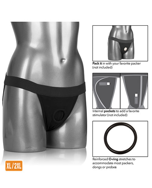 CalExotics Packer Gear Jock Strap - Your Ultimate Intimate Experience Product Image.