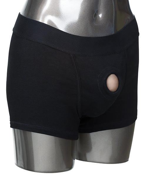 Arnés Boxer negro Packer Gear: estilo, soporte, satisfacción Product Image.