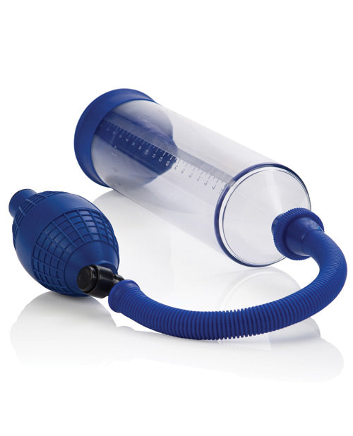 Basic Essentials Blue Pump: Your Invitation to Intense Pleasure Product Image.