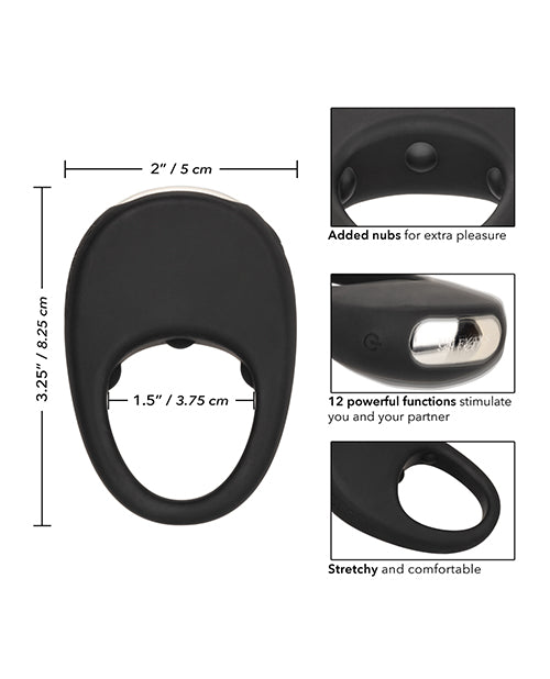 CalExotics 12-Function Silicone Pleasure Ring Product Image.