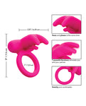 Silicone Rechargeable Triple Clit Flicker in Pink