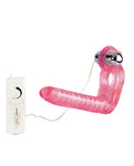 Pink Triple Stimulator Flexible Dong with Cock Ring