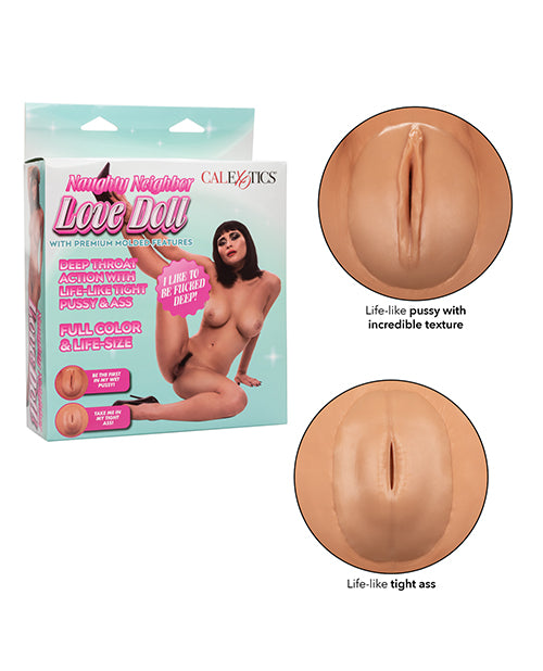 Tan CalExotics Naughty Neighbor Love Doll: Ultimate Pleasure Experience Product Image.