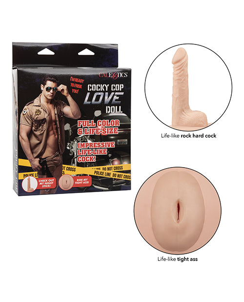 Cocky Cop Love Doll - Ivory: Ultimate Pleasure Experience Product Image.