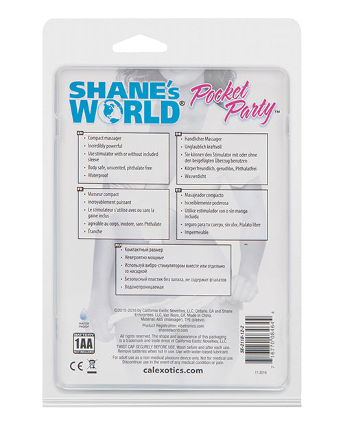 Compañero de placer compacto de Shane's World Pocket Party Product Image.