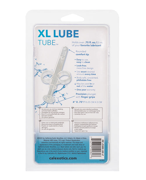 XL Lube Tube - Clear: The Ultimate Intimate Companion Product Image.