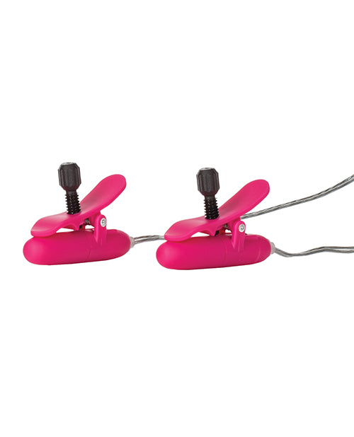 Nipple Play Teasers vibratorios para pezones calentados - Rosa Product Image.