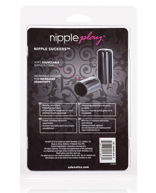 Chupadores de pezones Nipple Play en negro elegante Product Image.