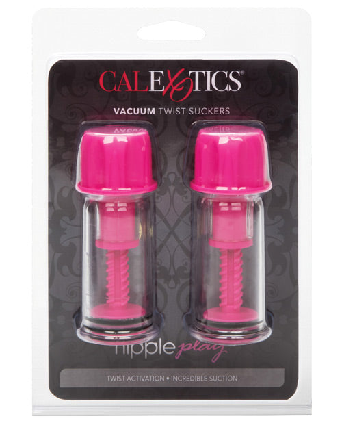 CalExotics Nipple Play Vacuum Twist Suckers: Customisable Sensation Product Image.