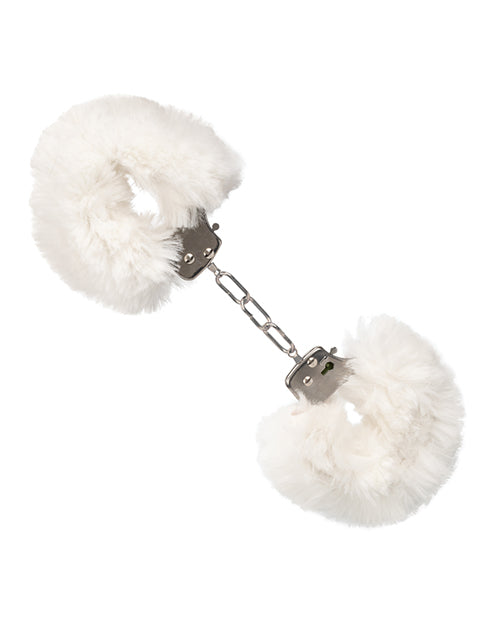 Purple Ultra Fluffy Furry Cuffs: Indulge in Opulence Product Image.