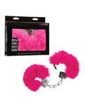 Purple Ultra Fluffy Furry Cuffs: Indulge in Opulence