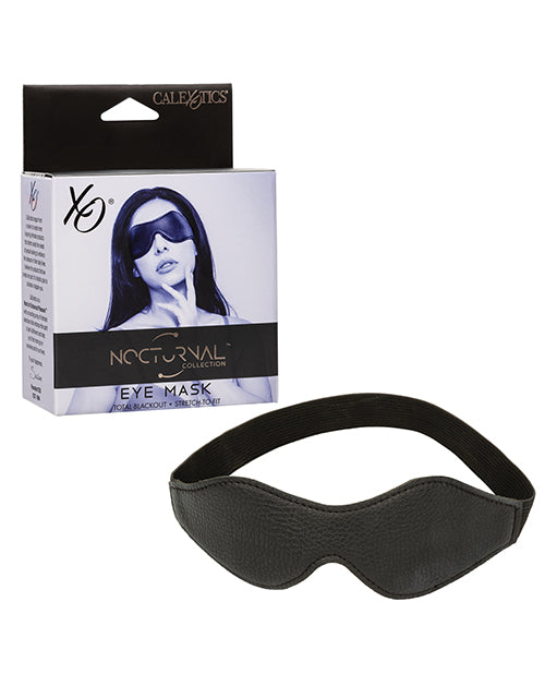 Nocturnal Collection Stretch to Fit Eye Mask - Black - featured product image.