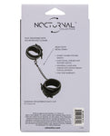 Muñequeras ajustables desmontables de Nocturnal Collection - Negro