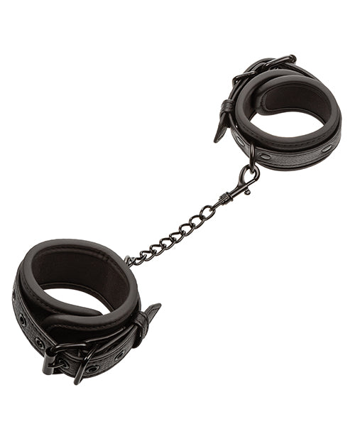 Nocturnal Collection Detachable Adjustable Wrist Cuffs - Black Product Image.