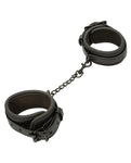 Nocturnal Collection Adjustable Ankle Cuffs in Black