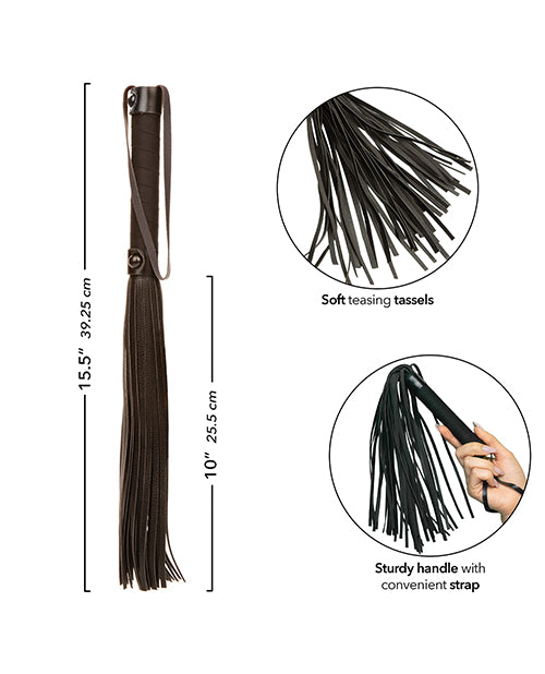 Nocturnal Collection Flogger - 黑色：感官探索之旅 Product Image.