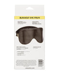 Boundless Blackout Eye Mask: Luxe Vegan Leather Sensory Deprivation