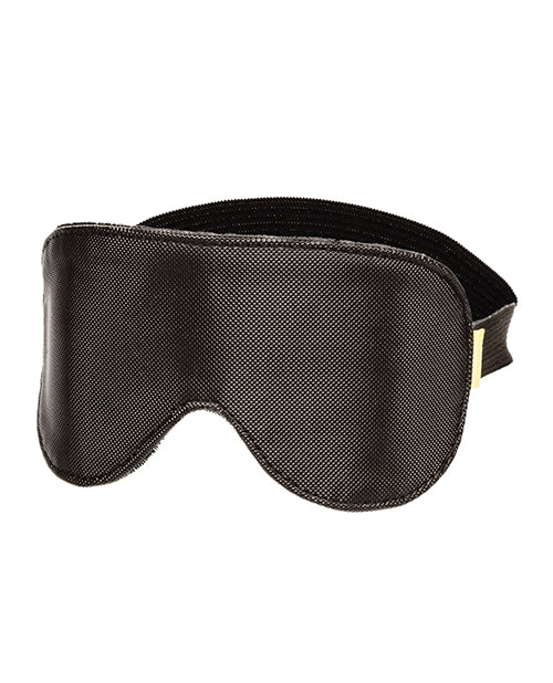 Boundless Blackout Eye Mask: Luxe Vegan Leather Sensory Deprivation Product Image.