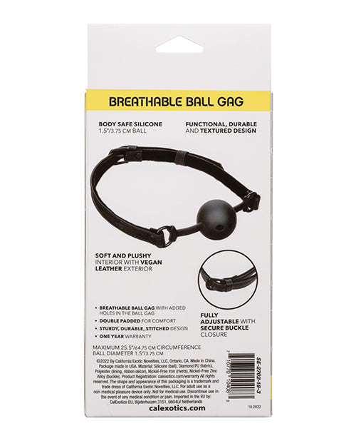 Boundless Breathable Ball Gag: Embrace Your Desires Product Image.