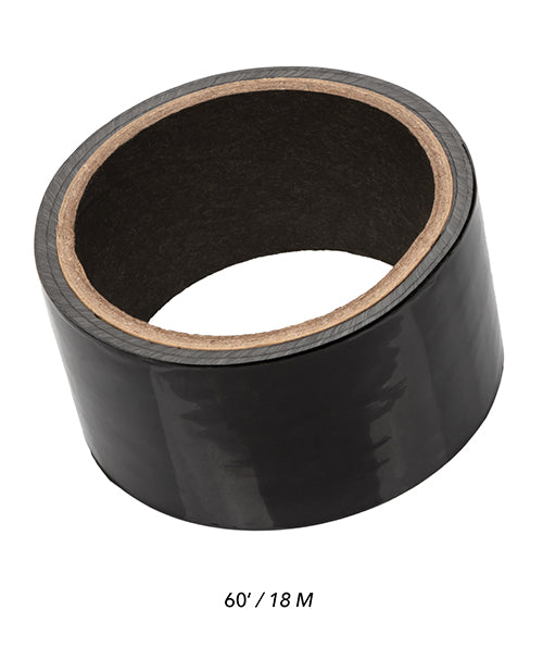 Boundless Black 60ft Reusable Bondage Tape Product Image.