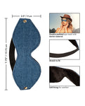 Premium Denim Eye Mask: Luxurious Sensory Enhancer