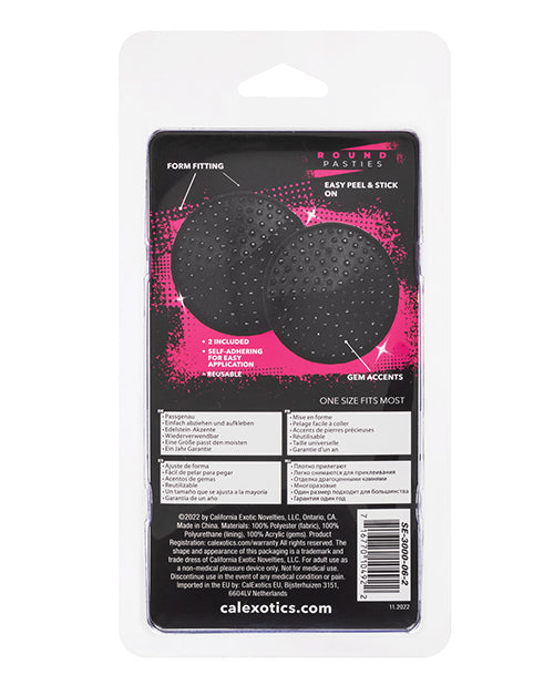 Radiance Black Gem Pasties Product Image.