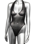 Radiance Deep V Body Suit in Black