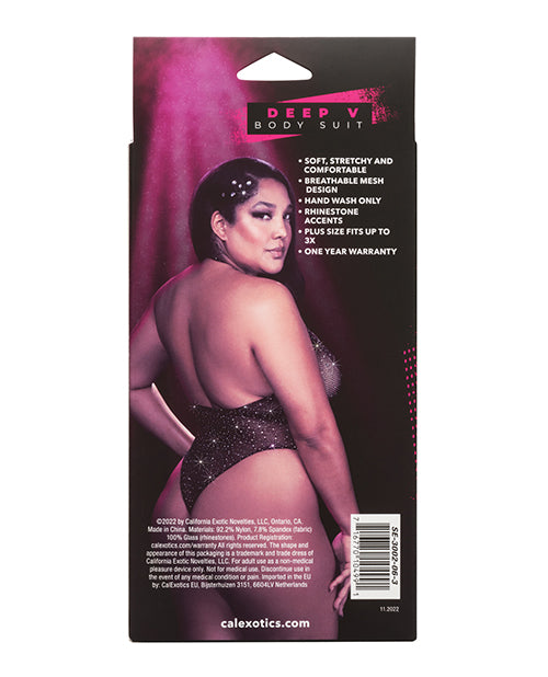 Body Radiance de talla grande con escote en V profundo Product Image.