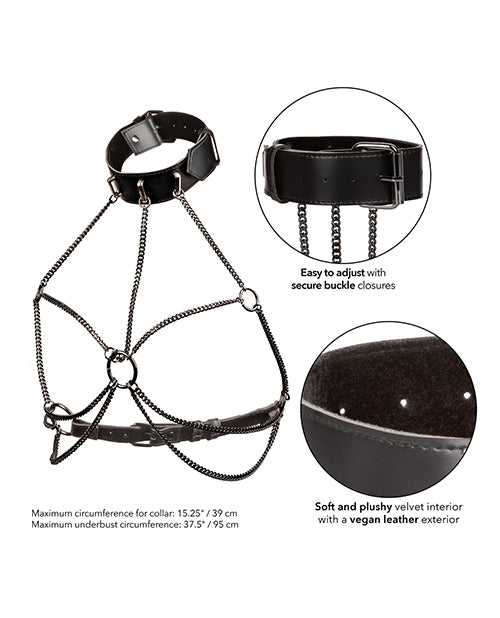 Euphoria Multi Chain Collar Harness Product Image.