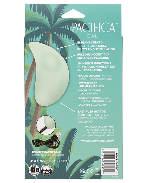 Pacifica Bali Stimulator: Graceful Fluttering Pleasure Product Image.