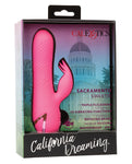 Experimente Dual Bliss: California Dreaming Sacramento Sweetie Vibrador dual y estimulador giratorio