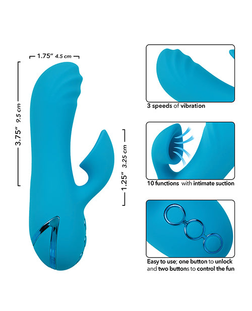 California Dreaming Sunset Beach Seducer: Vibrador de doble sensación Product Image.