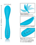 California Dreaming Palm Springs Pleaser - Blue Mini Vibrator with 10 Vibration Functions