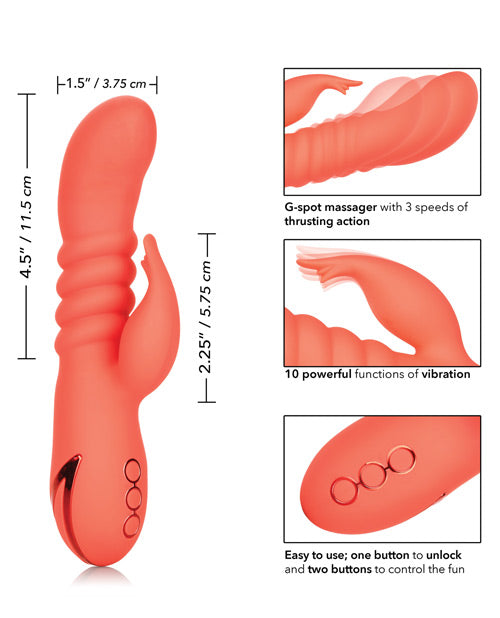 California Dreaming Orange County Cutie - Thrusting G-Spot Vibrator Product Image.