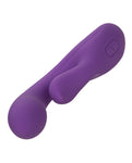 Stella Liquid Silicone Dual Pleaser - Purple G-Spot Massager