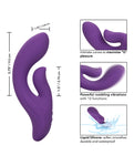 Stella Liquid Silicone Dual Pleaser - Purple G-Spot Massager