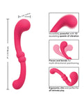 Pretty Little Wands Curvy Masajeador Vibrador Rosa - Tu mejor compañero de placer